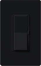Lutron DVSCTV-MN Diva Satin 120V / 16A Fluorescent / LED 0-10V Single Pole Dimmer, Midnight Finish