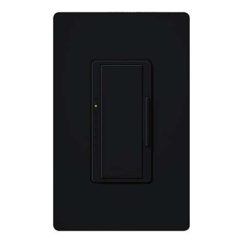 Lutron MA-1000-BL Maestro Digital Fade Dimmer, Single Pole/Multi-Location, 1000W Incandescent/Halogen, Black Finish