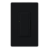 Lutron MA-1000-BL Maestro Digital Fade Dimmer, Single Pole/Multi-Location, 1000W Incandescent/Halogen, Black Finish