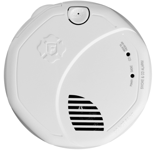 BRK First Alert 1046815 Battery Operated Wireless Interconnect Smoke and Carbon Monoxide Alarm with Voice Location
