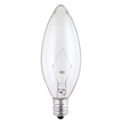 Westinghouse Lighting 0328200 25 Watt B9 1/2 clear torpedo incandescent light bulb