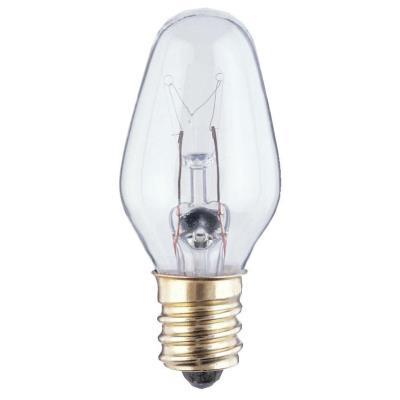 Westinghouse Lighting 0379100 7 Watt C7 clear incandescent light bulb