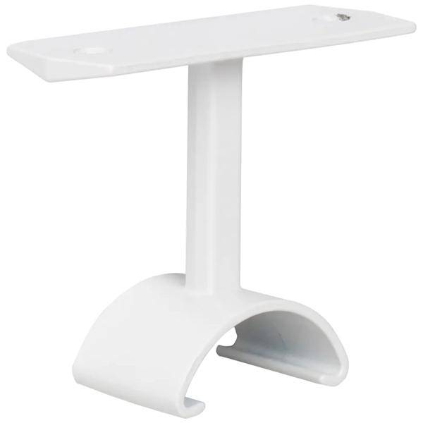 Task Lighting L-LCR-HS-WT Top-Mounted Support, Lighted Closet Rod, White