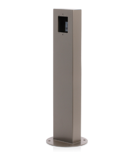 Leviton 1PS24-Z 24" Power Pedestal, No Hinge, Surface Mount, Bronze Finish