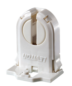 Leviton 13661-SWP Fluorescent Socket, Medium Profile, Snap-In, 660W, 600V, T8/T12, SWP Series