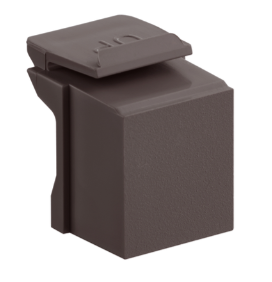 Leviton 41084-BB QuickPort Blank Insert, 10-Pack, Brown