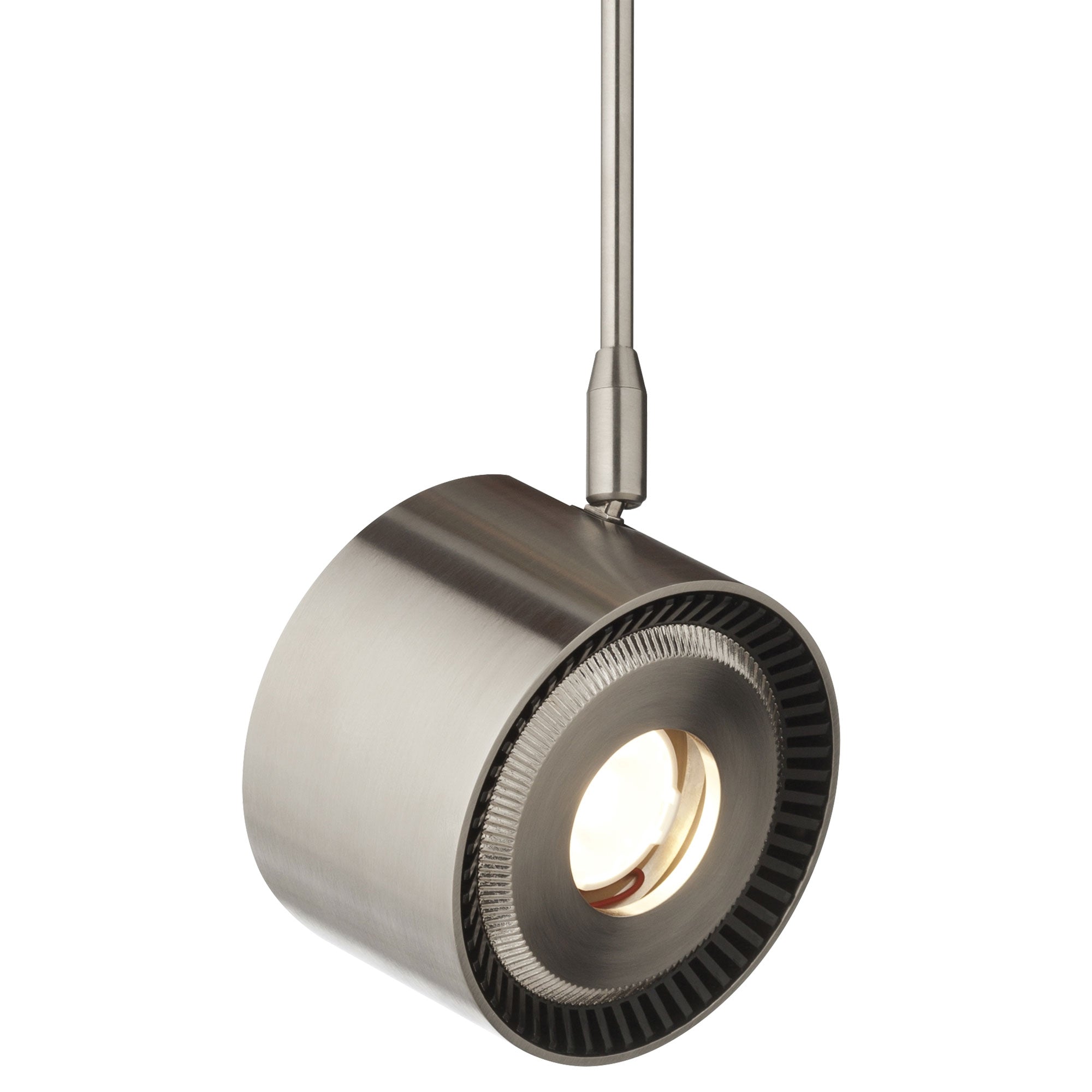 Visual Comfort Architectural 700FJISO8305003S-LED Sean Lavin ISO 1 Light FreeJack Low-Voltage 3” Track Head LED, 80 CRI, Color Temperature 3000K, Beam Angle 50°, Satin Nickel Finish