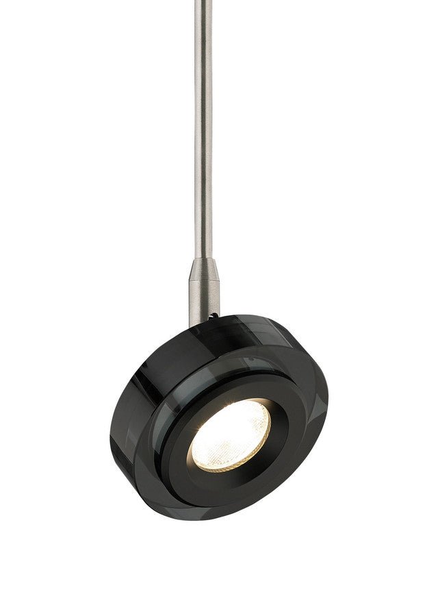 Visual Comfort Architectural 700FJBRM9274005KB Sean Lavin Brim Modern Brim LED Head, Transparent Smoke, Wattage 9.20W, Color Temperature 2700K, Matte Black Finish