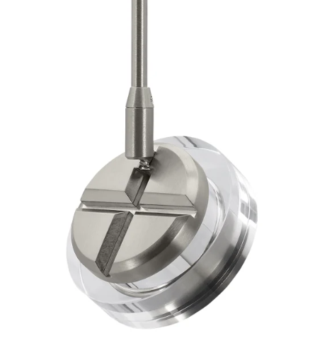 Visual Comfort Architectural 700FJBRM9303014CS Sean Lavin Brim 14" Modern Brim LED Head FreeJack, Wattage 9.20W, Beam Spread 30°, Color Temperature 3000K, Satin Nickel/Clear