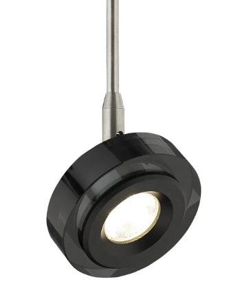 Visual Comfort Architectural 700FJBRM9303014KB Sean Lavin Brim 14" Modern Brim LED Head FreeJack, Wattage 9.20W, Beam Spread 30°, Color Temperature 3000K, Black/Transparent Smoke