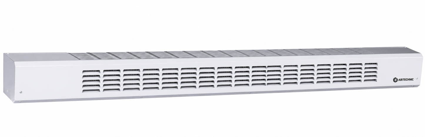 Ouellet OPPM0302AM 24" Mini steel draft barrier Electric Baseboard Heater - Voltage: 120V - Wattage: 300W - Finish: Almond
