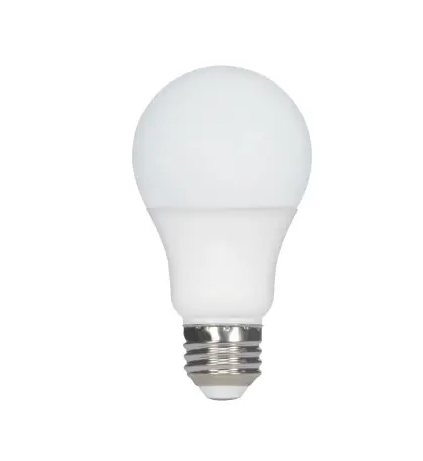 SATCO S11403 LED A19 Bulb, 40W Inc. Retrofit, Wattage 5.8W, Lumens 450 lm, Color Temperature 3000K
