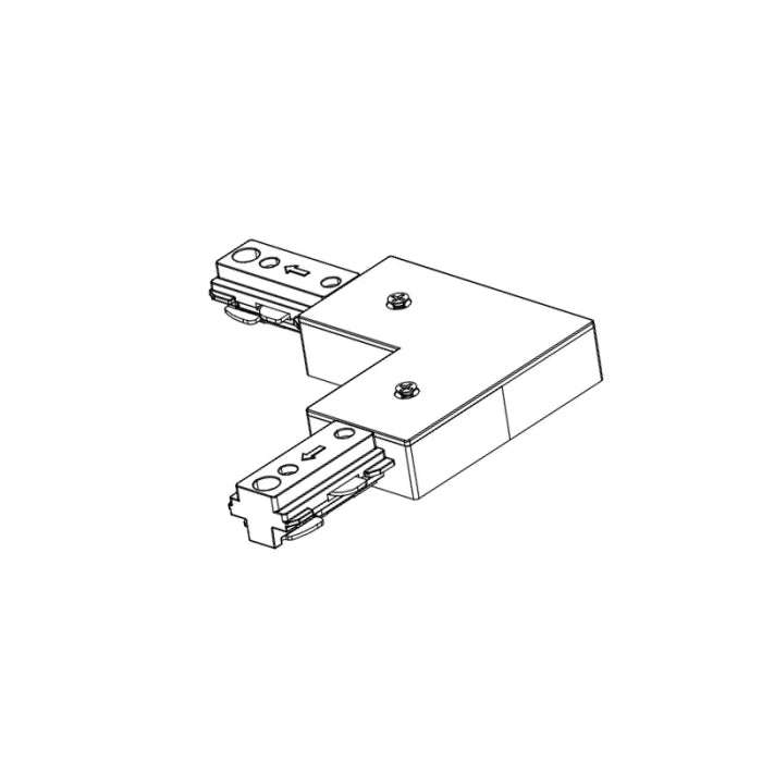 Westgate TR-LC-WH 3-Wire Track L Connector - White