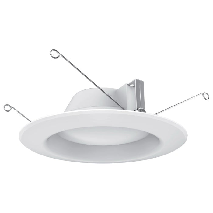 Satco S39312 5/6-in LED Downlight Retrofit, Wattage 7.2W, Voltage 120V, 650 Lumens, Color Temperature 2700K, White