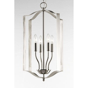 Provident 4 Light pendant in Satin Nickel
