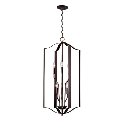Maxim Lighting 10038OI Provident 6 Light Oil Rubbed Bronze Pendant Ceiling Light