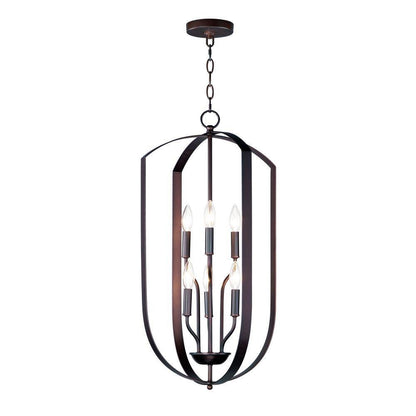 Maxim Lighting 10039OI Provident 6 Light Chandelier in Oil Rubbed Bronze