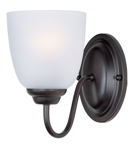 Maxim Lighting 10071FTOI Stefan 1 Light 8 inch Oil Rubbed Bronze Bath Vanity Wall Light