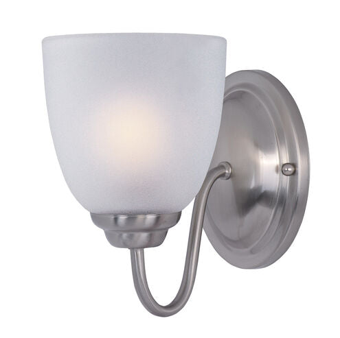 Maxim Lighting 10071FTSN Stefan 1 Light 8 inch Satin Nickel Bath Vanity Wall Light