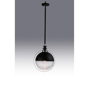 Maxim Lighting 10080CLBKSN Axiom LED pendant ceiling light front view