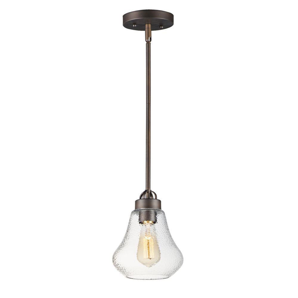 Maxim Lighting 10091HMOI Dianne 1 Light Bronze Pendant Ceiling Light