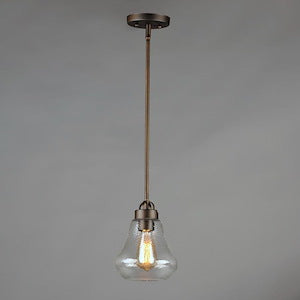 Maxim Lighting 10091HMOI Dianne Pendant With Glass Shade