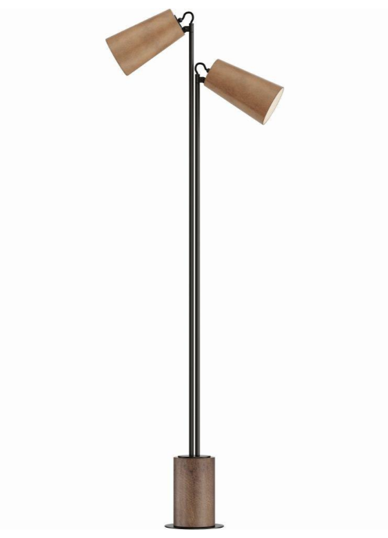 Maxim Lighting 10099WWDTN Scout - 18W 2 LED Floor Lamp-70.75 Inches Tall and 8 Inches Wide