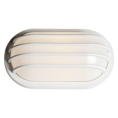 Maxim Lighting 10110FTWT Bulwark 1 Light 6 inch White Outdoor Wall Mount Light