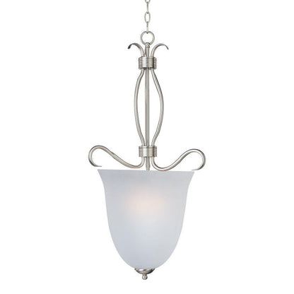 Maxim Lighting 10131FTSN Basix 4 Light Satin Nickel Foyer Pendant Ceiling Light