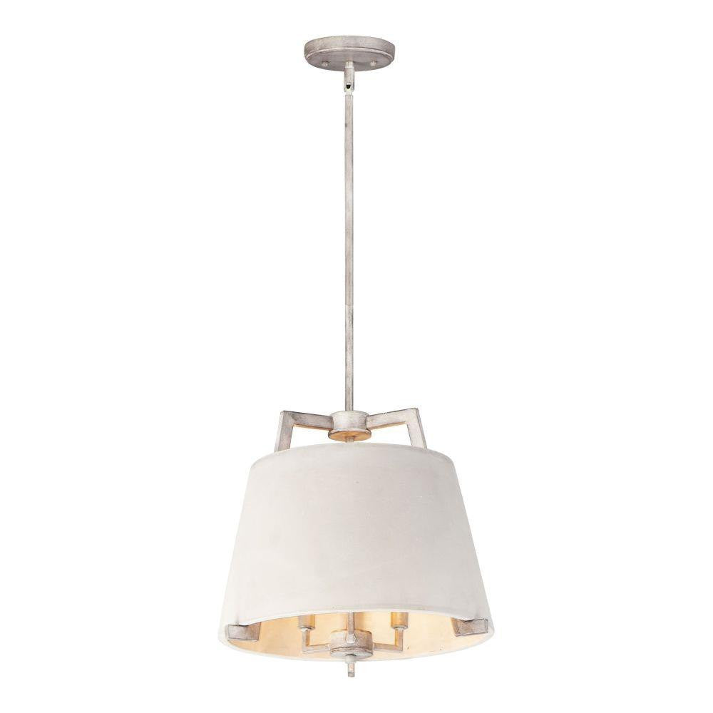 Maxim Lighting 10143GYDW Orson 3 Light Driftwood Pendant Ceiling Light - Full View on White Background