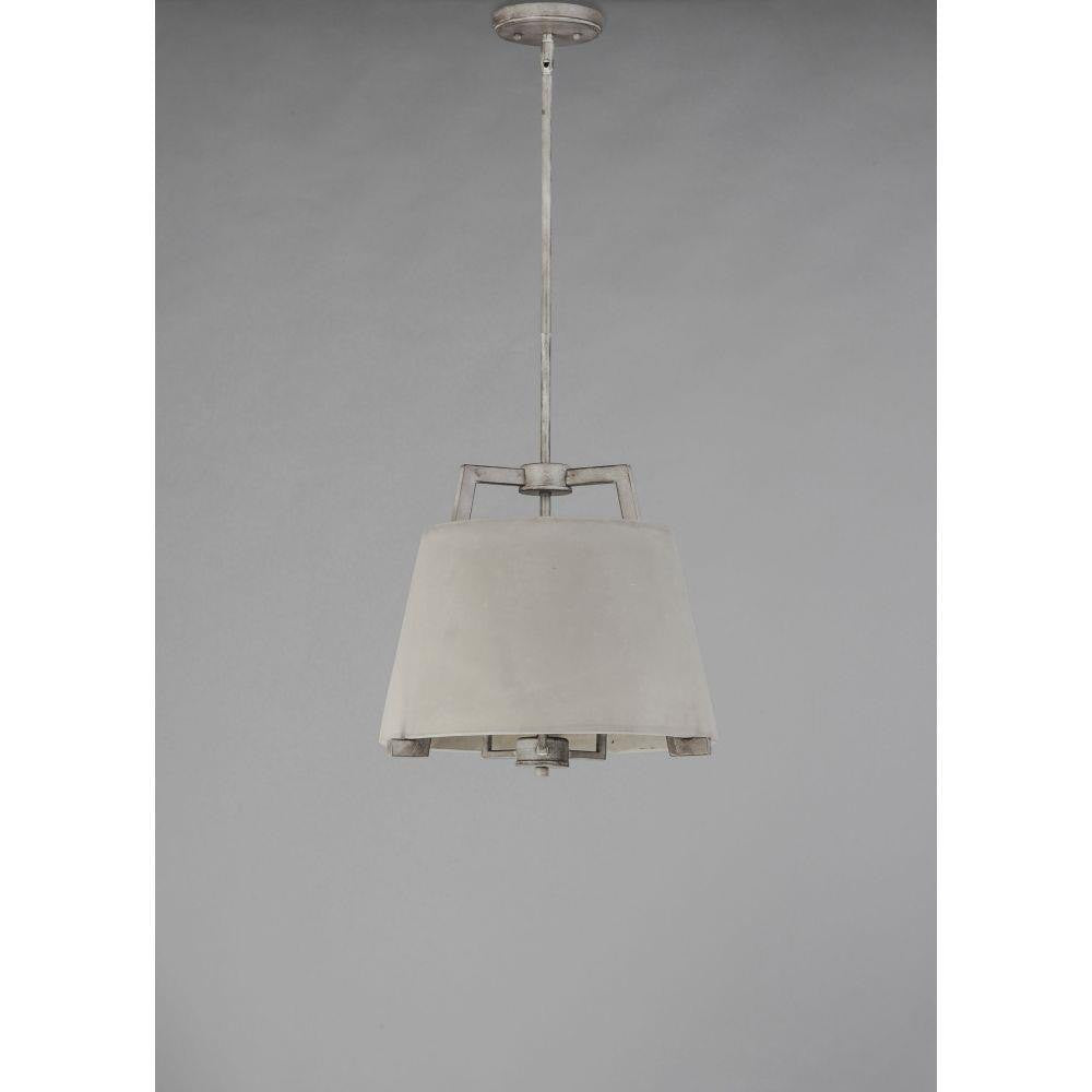 Maxim Lighting 10143GYDW Orson 3 Light Driftwood Pendant Ceiling Light - Full View on Grey Background
