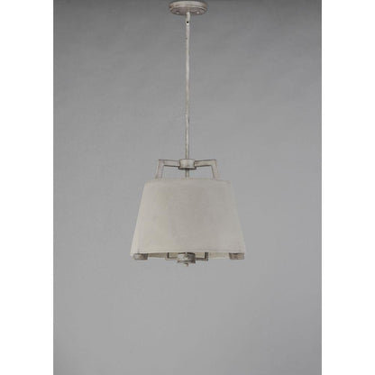 Maxim Lighting 10143GYDW Orson 3 Light Driftwood Pendant Ceiling Light - Full View on Grey Background