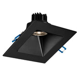 Lotus LED Lights LSG3-3018K-HO-5SSL-BK 5" Square Sloped Regressed Gimbal LED Downlight - High Output - 11W - Dim To Warm / 3K-18K - 760 Lumens - 120V - Black