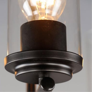 Maxim Lighting 10203CLSBR Corona 3 Light Chandelier - Socket and Shade Detail