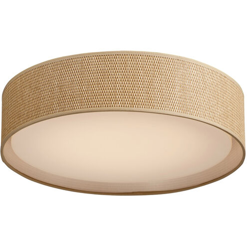 Maxim Lighting 10222GC Prime LED 20 inch Flush Mount Ceiling Light Grass Cloth