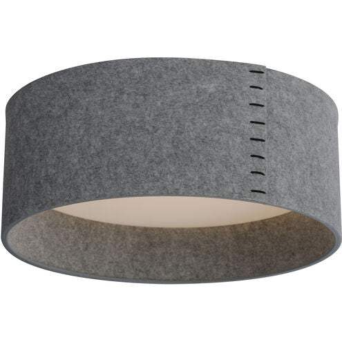 Maxim Lighting 10222GY Prime LED 20 inch Flush Mount Ceiling Light Gray Felt