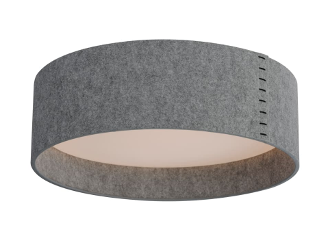 Maxim Lighting 10227GY Prime LED 25 inch Flush Mount Ceiling Light Gray