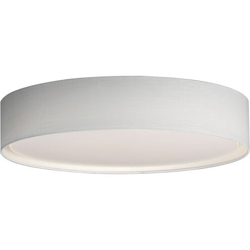 Maxim Lighting 10227WL Prime LED 25 inch Flush Mount Ceiling Light White Linen
