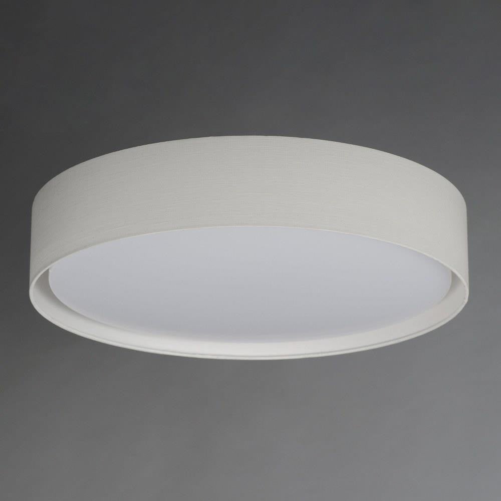 Maxim Lighting 10227WO Prime White Organza LED Flush Mount Ceiling Light - front view