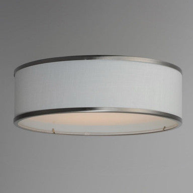 Maxim Lighting 10231WLSN Prime LED Flush Mount Ceiling Light - Side Angle View
