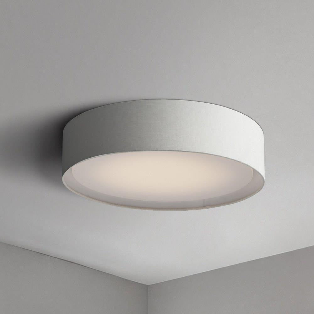 Maxim Lighting 10232WO Prime White Organza LED Flush Mount installed on ceiling