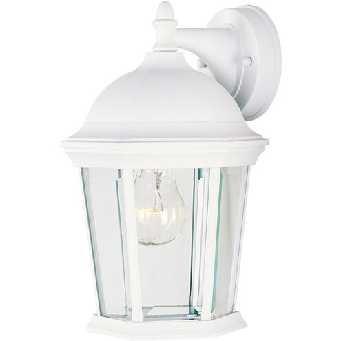 Maxim Lighting 1024WT Builder Cast 1 Light 12 inch White Outdoor Wall Mount Light