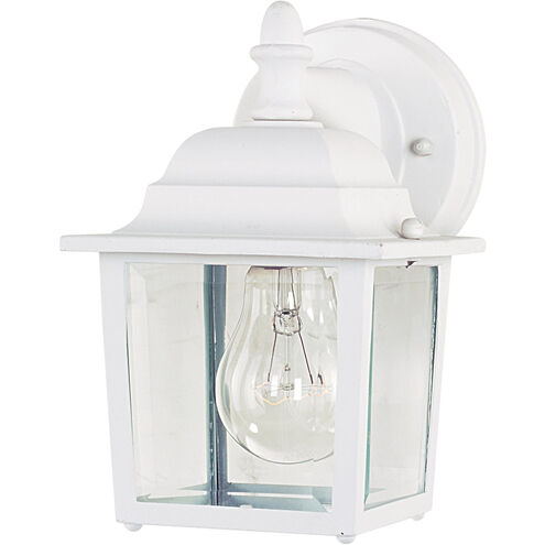 Maxim Lighting 1025WT Builder Cast 1 Light 9 inch White Outdoor Wall Mount Light