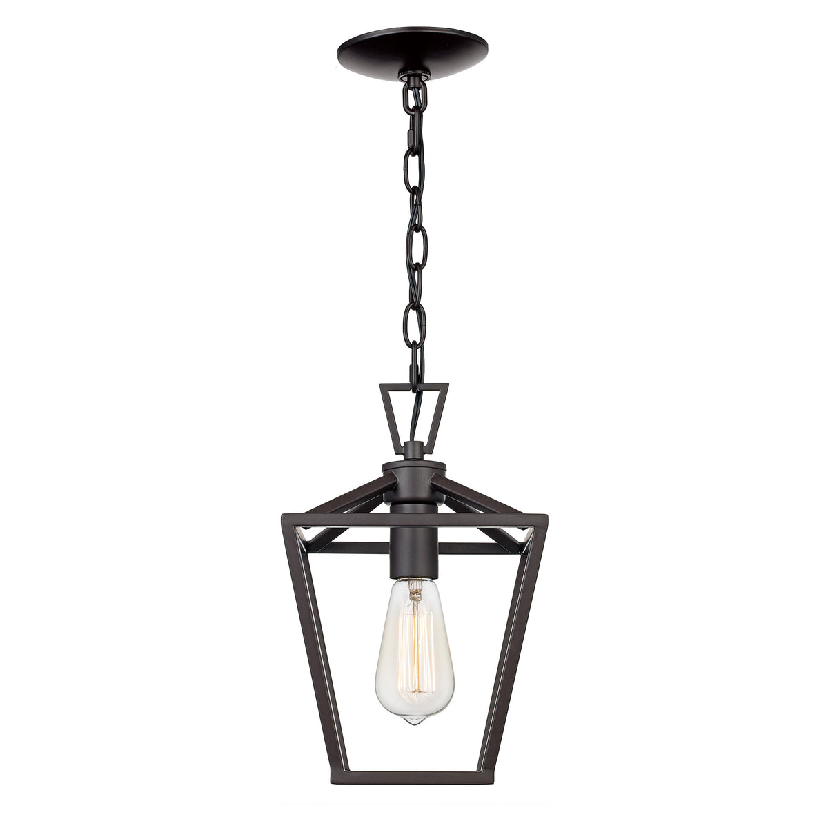 Trans Globe Lighting 10264-1 ROB Lacey 1 light rubbed oil bronze pendant ceiling light