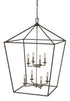 Trans Globe Lighting 10265 PC Lacey 8 Light 26 inch Polished Chrome Pendant Ceiling Light