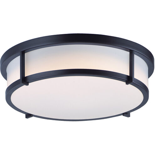 Maxim Lighting 10270WTBK Rogue 3 Light 17 inch Black Flush Mount Ceiling Light