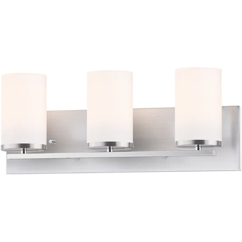 Maxim Lighting 10283SWSN Lateral 3 Light 20 inch Satin Nickel Bath Vanity Wall Light