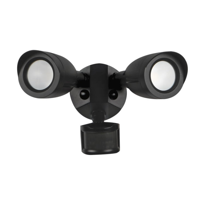 Nuvo 65-713 Dual Head LED Security Light, Motion Sensor Included, Color Temperature 3000K, Voltage 120-277V