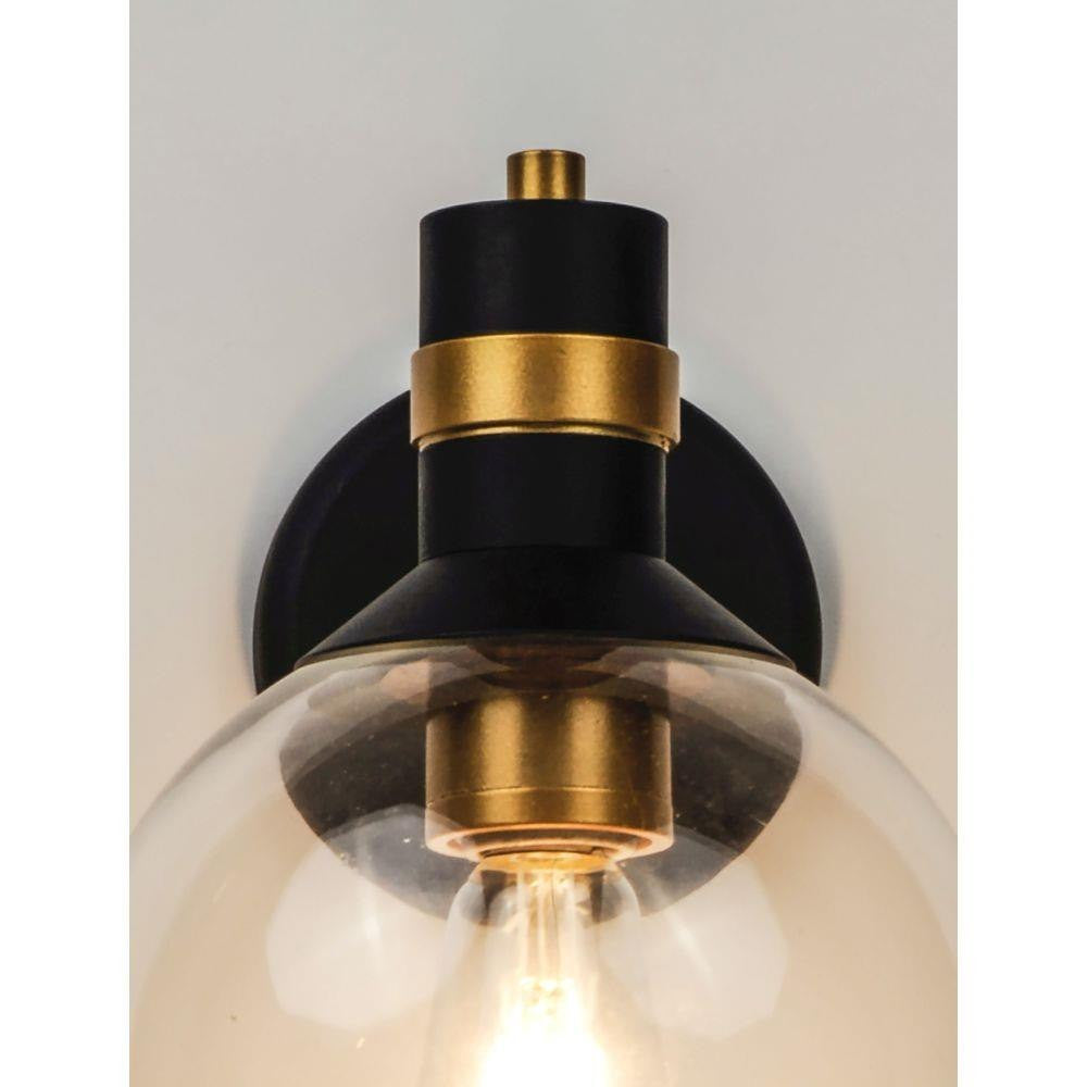 Maxim Lighting 10318CLBZGLD Cabin 1 Light Outdoor Wall Lantern - Close-Up Detail View