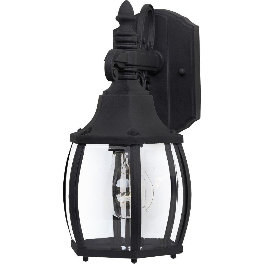 Maxim Lighting 1031BK Crown Hill 1 Light 11.75 Inch Black Outdoor Wall Lantern